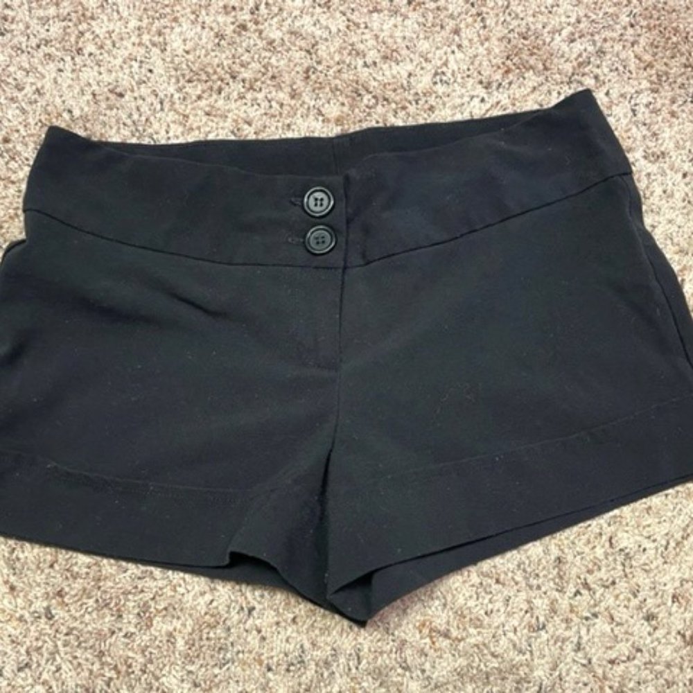 Charlotte Russe Black Dress Shorts